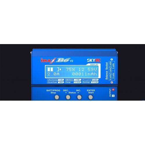 SKYRC IMAX B6 V2 Original Balance Charger Discharger For DJI Mavic TB4X / NiMH / NiCD / LiHV / NiCd / PB / Li-ion 6A 60W