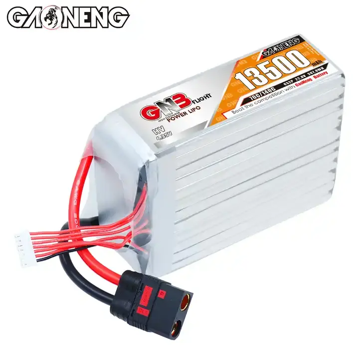 GNB GAONENG HV 13500mAh 6S 22.8V 70C QS8 Connector RC LiPo Battery for RC Car Drone RC Boat Soft Pack