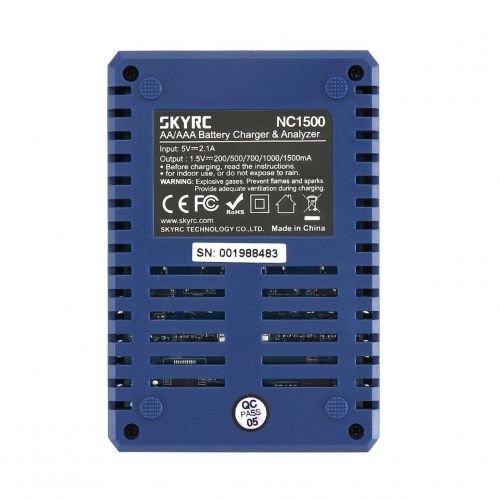 SKYRC NC1500 AA/AAA Battery Charger & Analyzer 1,5A