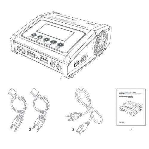 SkyRC D260 Ultimate Duo 260W Dual Power AC/DC 1-6S LiPo LiHv NiCd NiMh