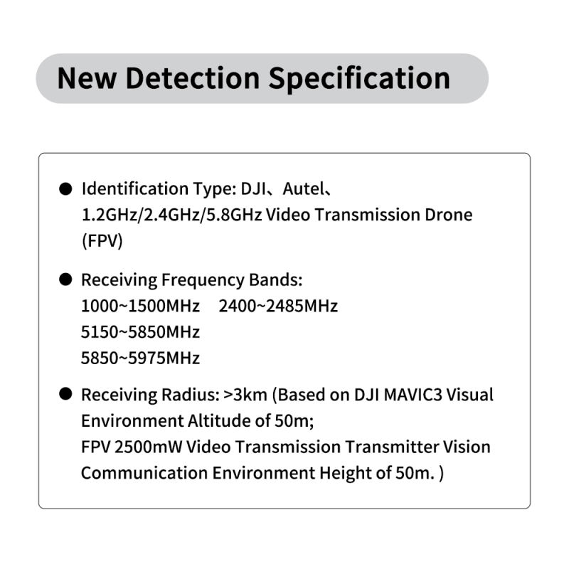 AvengeAngel detector,Professional Industrial grade Omni-directional antenna drone and FPV detector,Handheld Wearable for detecting 1.2G,2.4G,5.8G,3 frequency band detector,Specially detect DJI,Autel,and FPV drones
