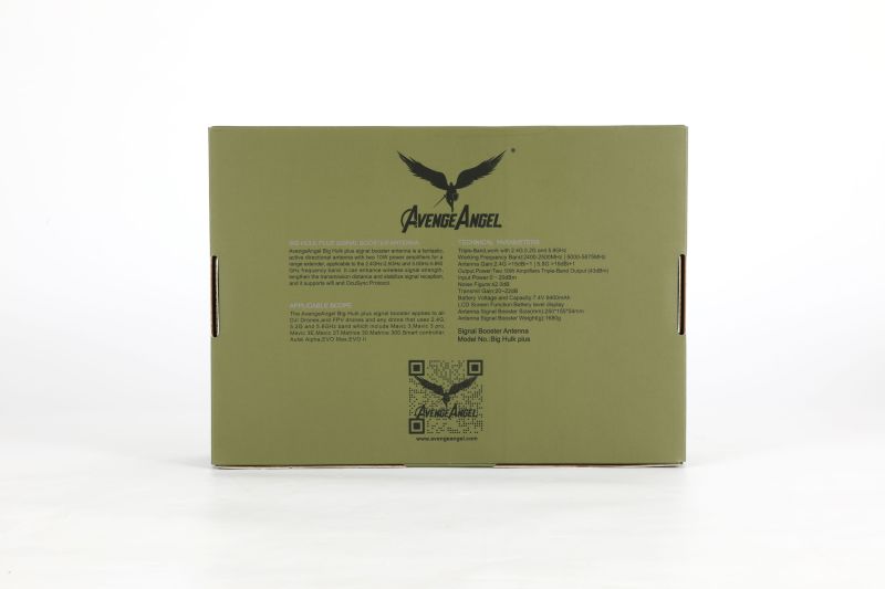 AvengeAngel Big Hulk plus 2.4G,5.2G,5.8G Triple-band Signal Booster Antenna Range Extender for DJI Drones,powerful double Amplifier.IPX68 waterproof,Built-in lithium battery, continuous work for 8 hours
