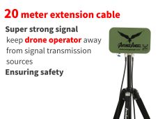 AvengeAngel Big Hulk plus 2.4G,5.2G,5.8G Triple-band Signal Booster Antenna Range Extender for DJI Drones,powerful double Amplifier.IPX68 waterproof,Built-in lithium battery, continuous work for 8 hours