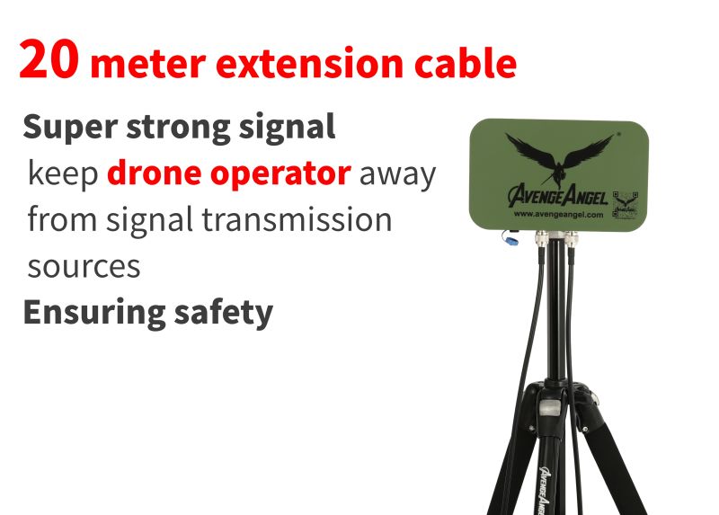 AvengeAngel Big Hulk plus 2.4G,5.2G,5.8G Triple-band Signal Booster Antenna Range Extender for DJI Drones,powerful double Amplifier.IPX68 waterproof,Built-in lithium battery, continuous work for 8 hours