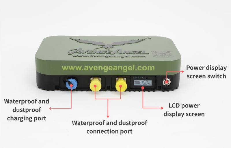 AvengeAngel Big Hulk plus 2.4G,5.2G,5.8G Triple-band Signal Booster Antenna Range Extender for DJI Drones,powerful double Amplifier.IPX68 waterproof,Built-in lithium battery, continuous work for 8 hours