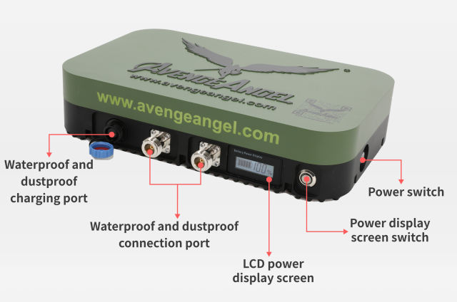 AvengeAngel Big Hulk plus 2.4G,5.2G,5.8G Triple-band Signal Booster Antenna Range Extender for DJI Drones,powerful double Amplifier.IPX68 waterproof,Built-in lithium battery, continuous work for 8 hours