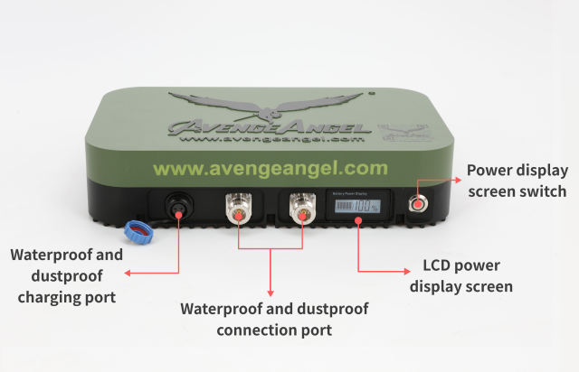 AvengeAngel Big Hulk plus 2.4G,5.2G,5.8G Triple-band Signal Booster Antenna Range Extender for DJI Drones,powerful double Amplifier.IPX68 waterproof,Built-in lithium battery, continuous work for 8 hours