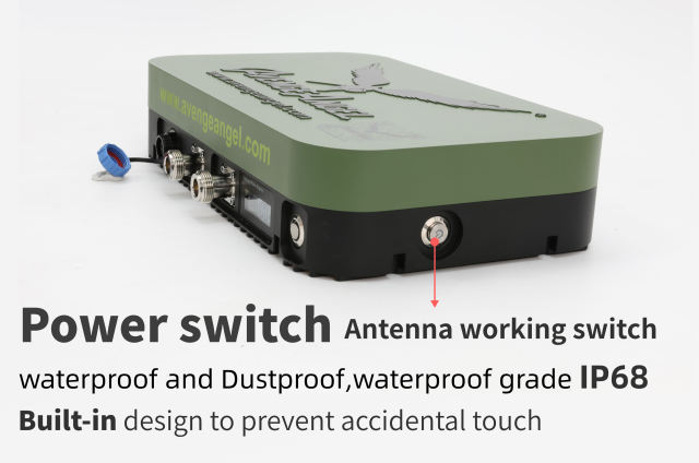 AvengeAngel Big Hulk plus 2.4G,5.2G,5.8G Triple-band Signal Booster Antenna Range Extender for DJI Drones,powerful double Amplifier.IPX68 waterproof,Built-in lithium battery, continuous work for 8 hours