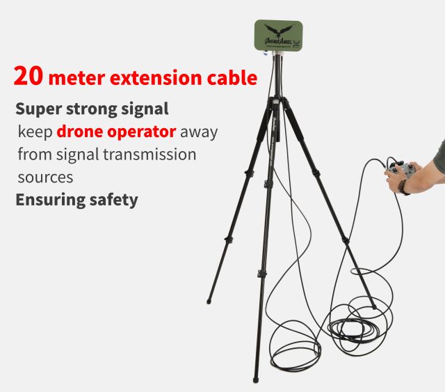 AvengeAngel Big Hulk plus 2.4G,5.2G,5.8G Triple-band Signal Booster Antenna Range Extender for DJI Drones,powerful double Amplifier.IPX68 waterproof,Built-in lithium battery, continuous work for 8 hours