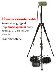 AvengeAngel ANT-MAN 2.4G,5.2G,5.8G Triple-band Signal Booster Antenna Range Extender for DJI Drones,powerful double Amplifier.,Built-in lithium battery,Portable drone Range Extender Antenna,continuous work for 5 hours