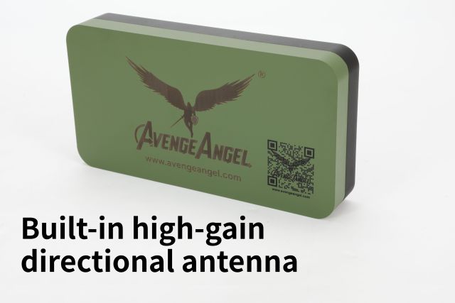 AvengeAngel ANT-MAN 2.4G,5.2G,5.8G Triple-band Signal Booster Antenna Range Extender for DJI Drones,powerful double Amplifier.,Built-in lithium battery,Portable drone Range Extender Antenna,continuous work for 5 hours