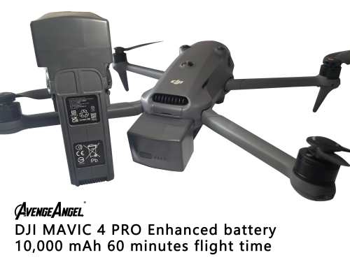 AvengeAngel DJI MAVIC 4 PRO Enhanced battery,long time flying. 10,000 mAh,60 minutes flight time，Applicable to DJI MAVIC 4 PRO