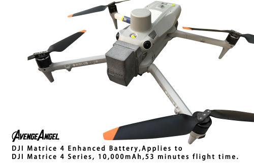 AvengeAngel DJI Matrice 4 Enhanced Battery,Applies to DJI Matrice 4 Series,long time flying. 10,000mAh,53 minutes flight time,Heavy load,Applicable to Matrice 4T and Matrice 4E