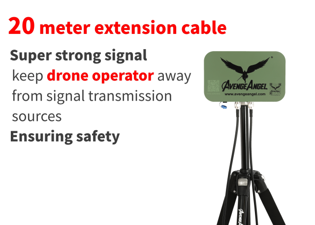 AvengeAngel Big Hulk plus 2.4G,5.2G,5.8G Triple-band Signal Booster Antenna Range Extender for DJI Drones,powerful double Amplifier.IPX68 waterproof,Built-in lithium battery, continuous work for 8 hours