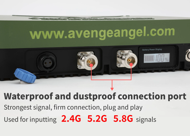 AvengeAngel Big Hulk plus 2.4G,5.2G,5.8G Triple-band Signal Booster Antenna Range Extender for DJI Drones,powerful double Amplifier.IPX68 waterproof,Built-in lithium battery, continuous work for 8 hours