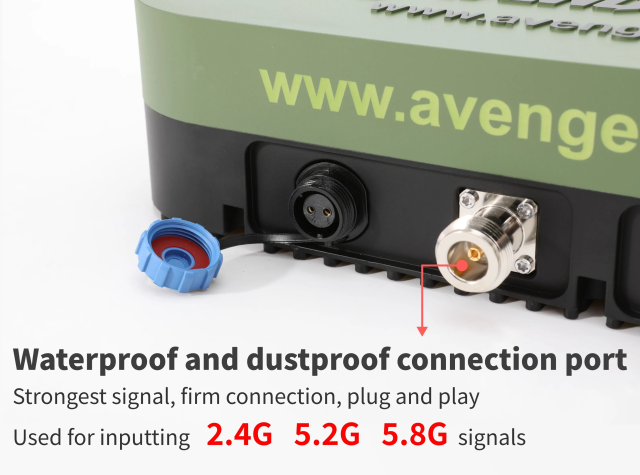 AvengeAngel Big Hulk plus 2.4G,5.2G,5.8G Triple-band Signal Booster Antenna Range Extender for DJI Drones,powerful double Amplifier.IPX68 waterproof,Built-in lithium battery, continuous work for 8 hours