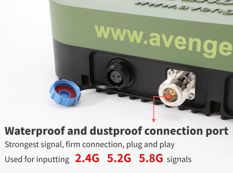 AvengeAngel Big Hulk plus 2.4G,5.2G,5.8G Triple-band Signal Booster Antenna Range Extender for DJI Drones,powerful double Amplifier.IPX68 waterproof,Built-in lithium battery, continuous work for 8 hours