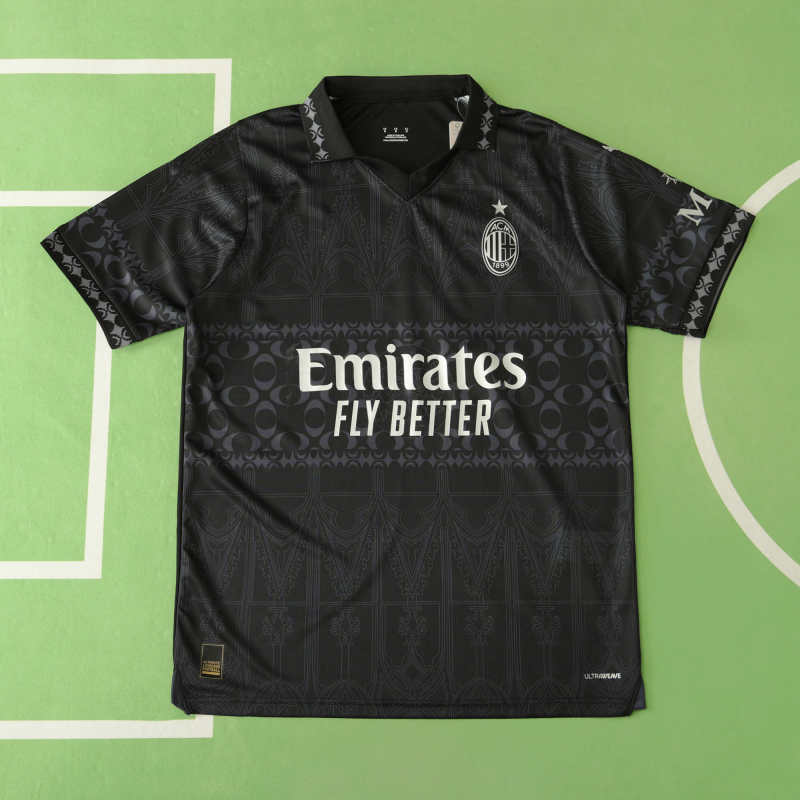 2425 season AC Milan fourth black Fan version