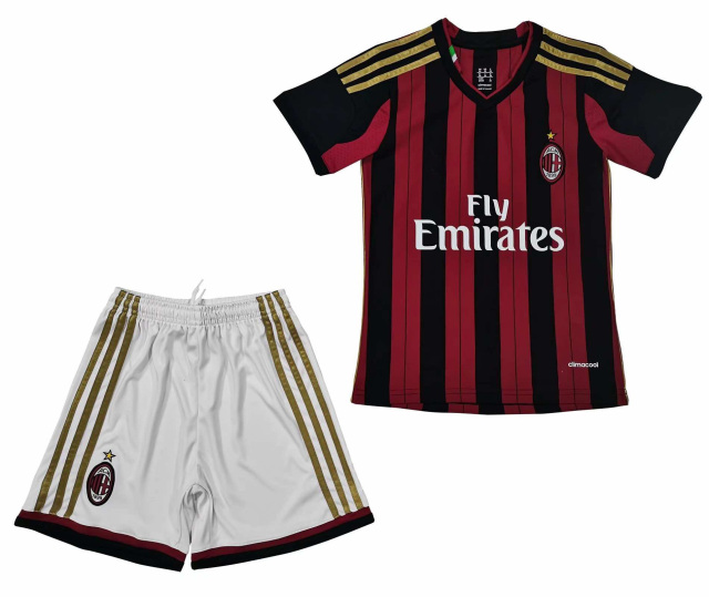 Children's Clothing: 2013-14 AC Milan Home retro