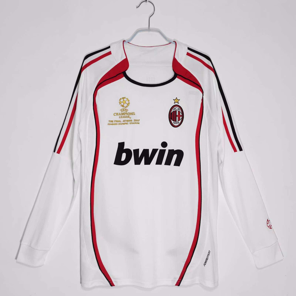 Long sleeved: AC Milan away in the 200607 season Retro