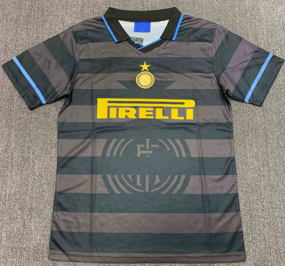 1997-98 Inter Milan away game black and gray retro