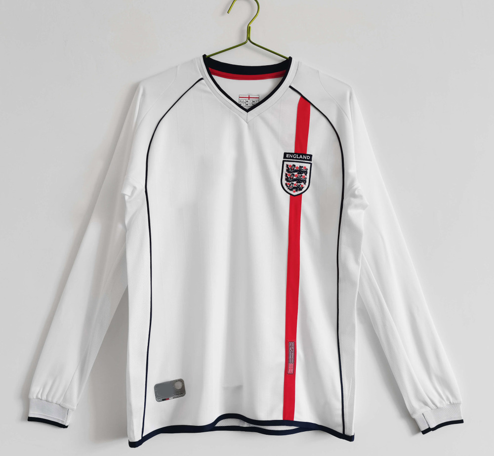 Long sleeved: 2002 season England home retro