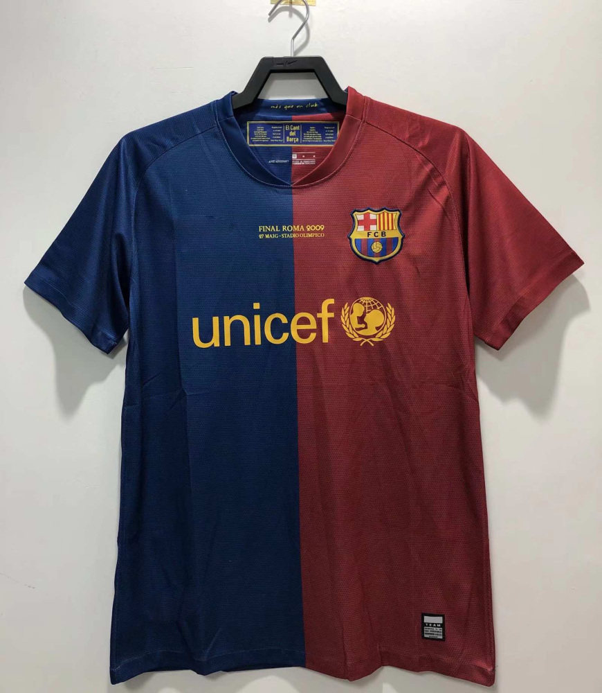 0809 Barcelona Home Champions League Edition retro