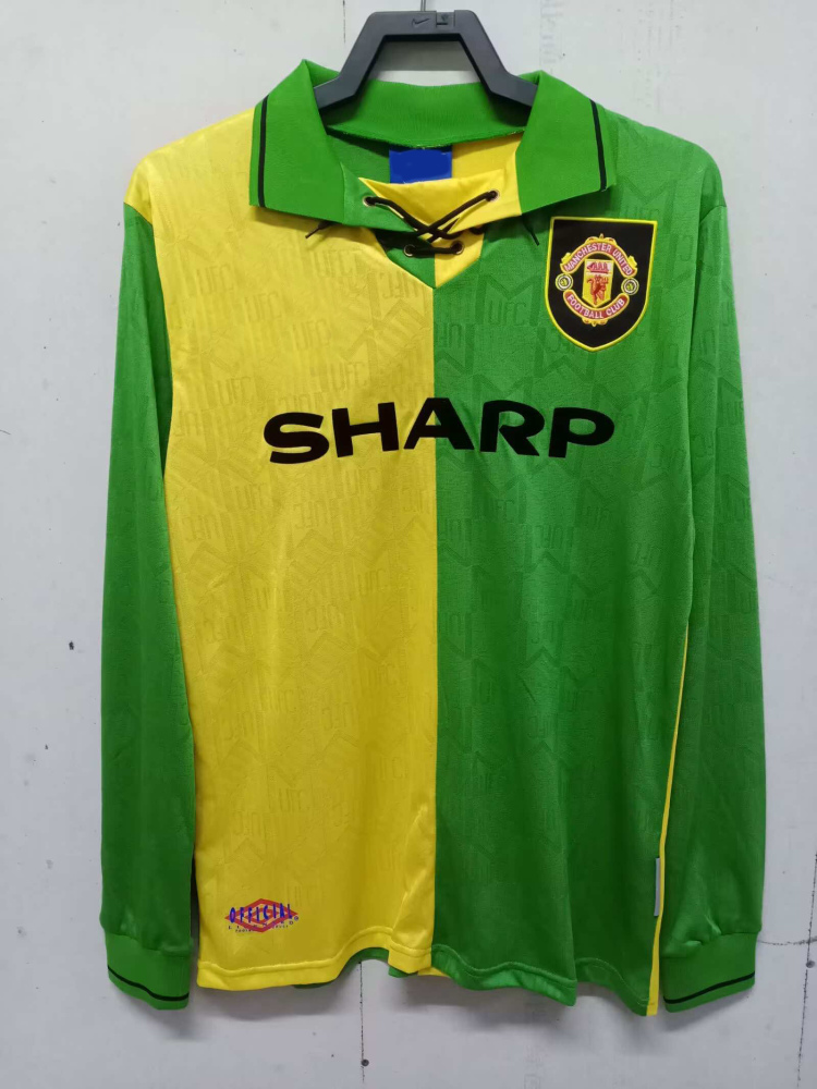 1992-94 Manchester United away long sleeved retro