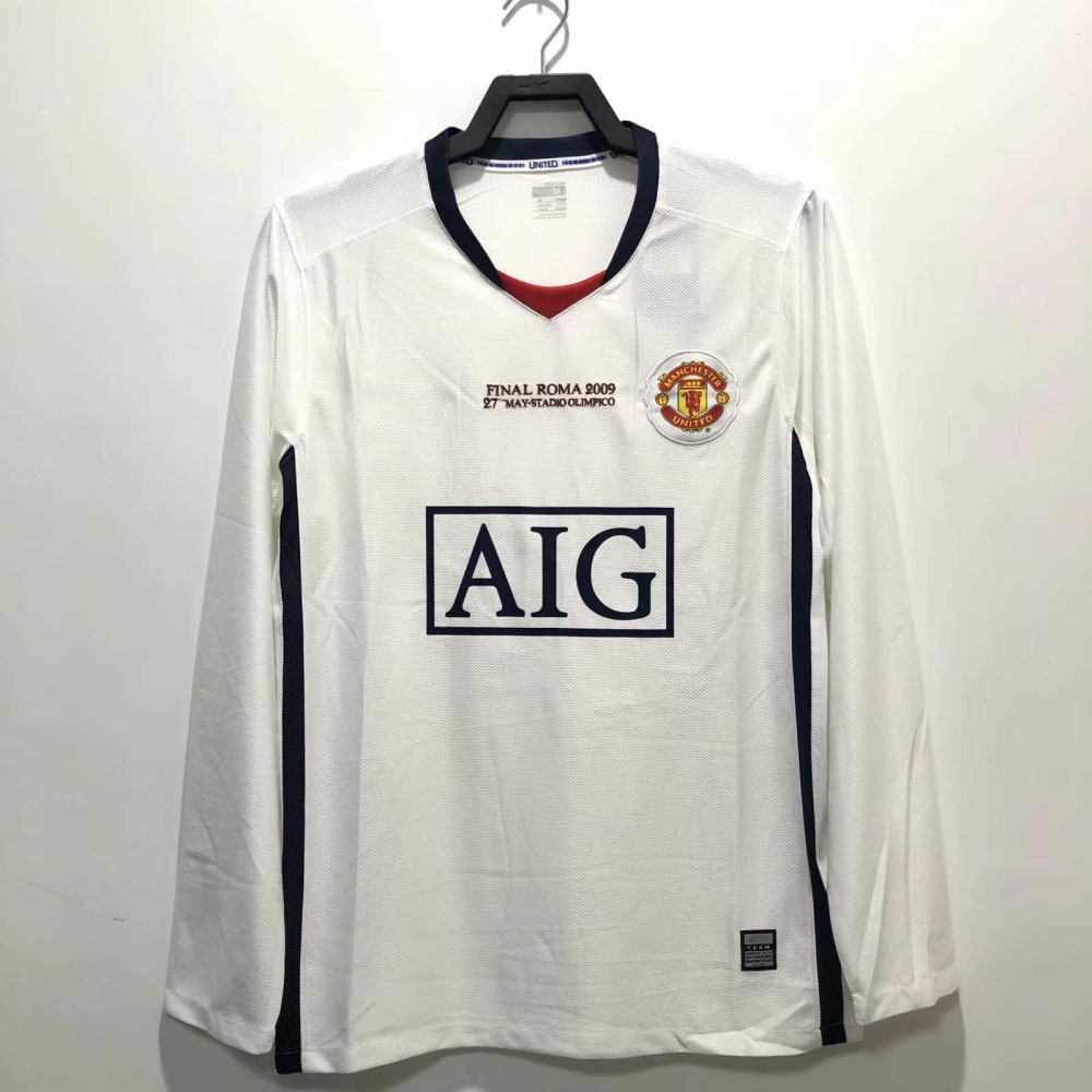 0809 Manchester United away Champions League version  retro
