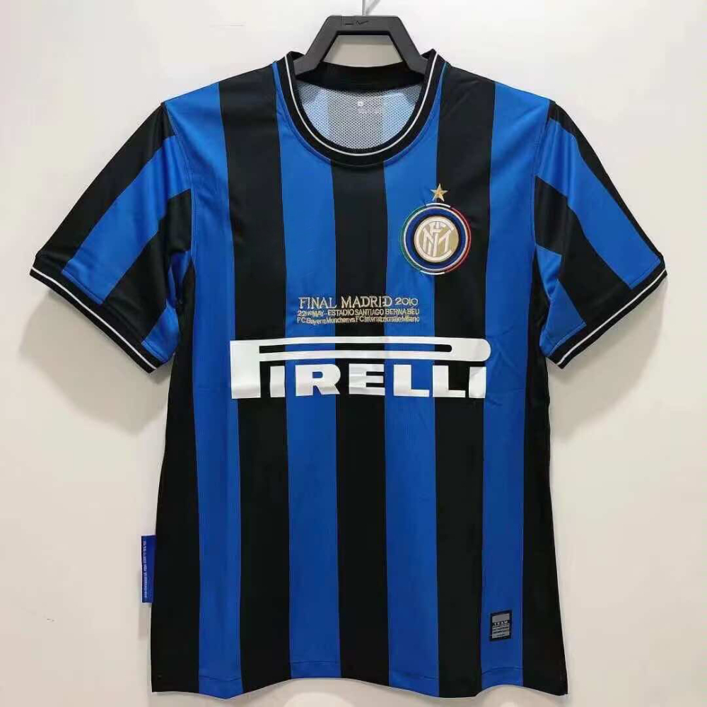 2010 Inter Milan Home Blues and Blacks retro