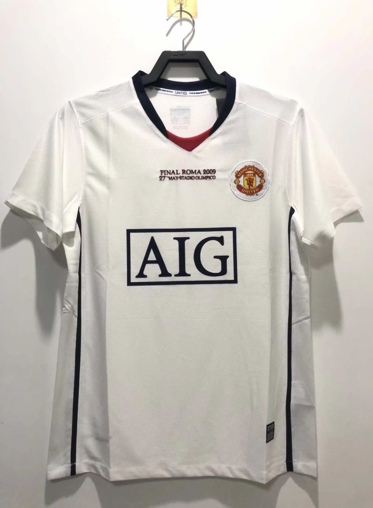 0809 Manchester United away Champions League version retro