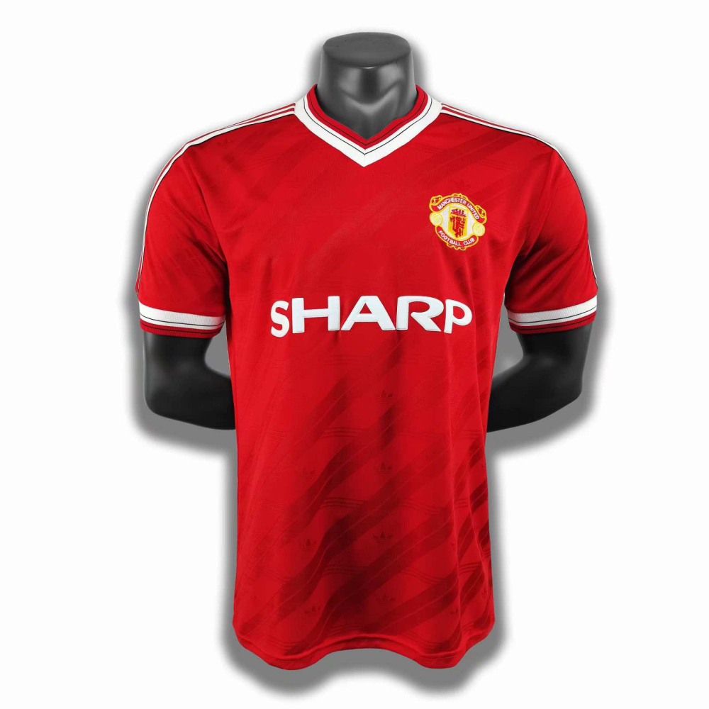 Manchester United's home ground in the 198688 season retro