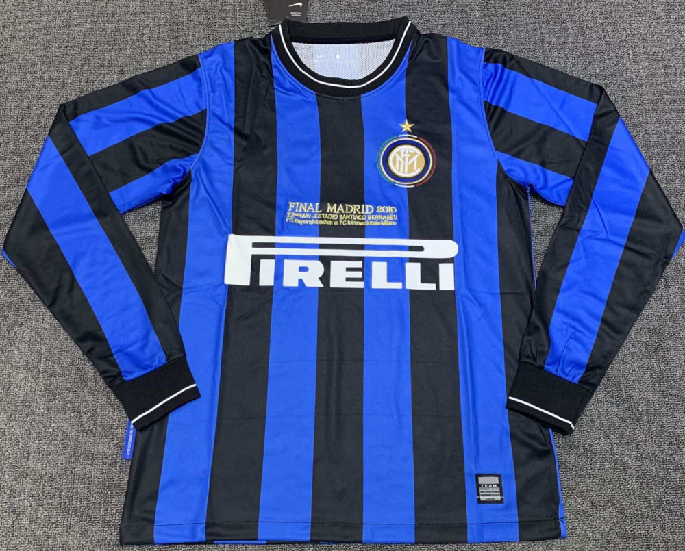 2010 Inter Milan Home Long Sleeves retro