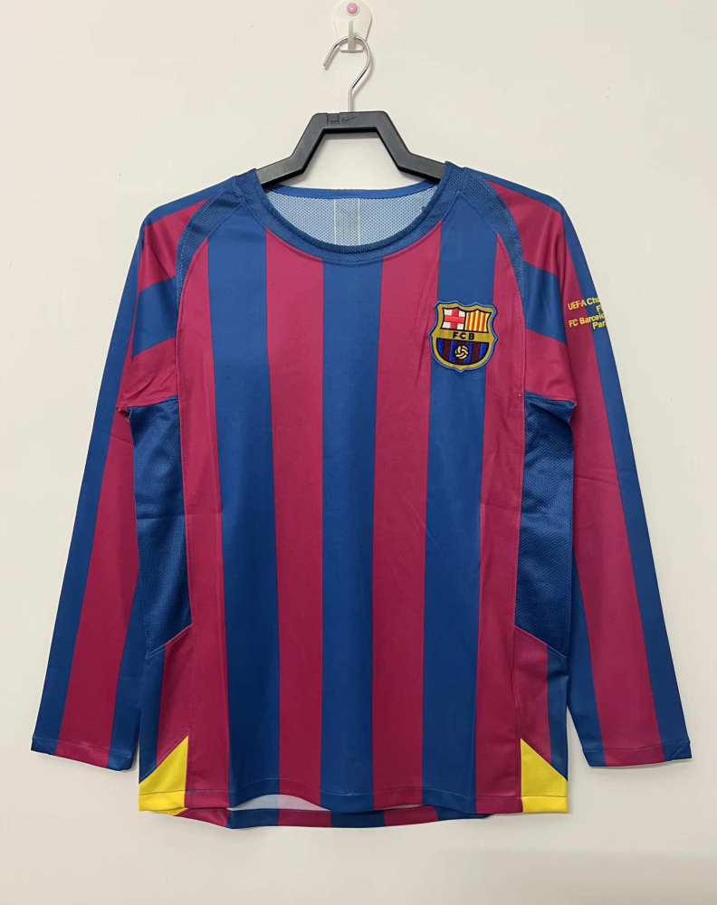0506 Barcelona Home Champions League Plate Long sleeved  retro