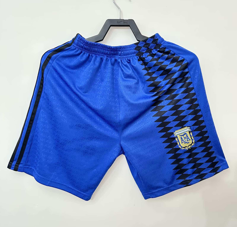 1994 Argentine away shorts jacquard fabric retro