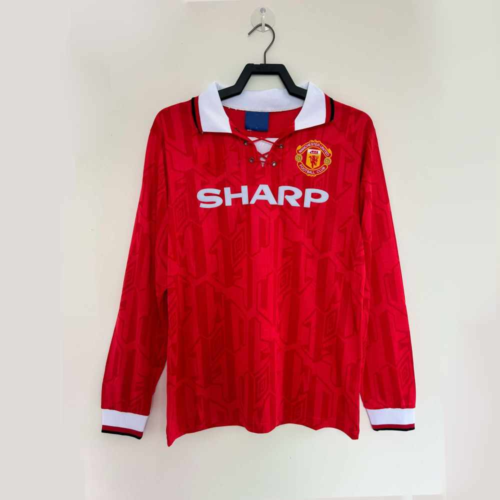 1992-94 Manchester United Home Long Sleeves retro