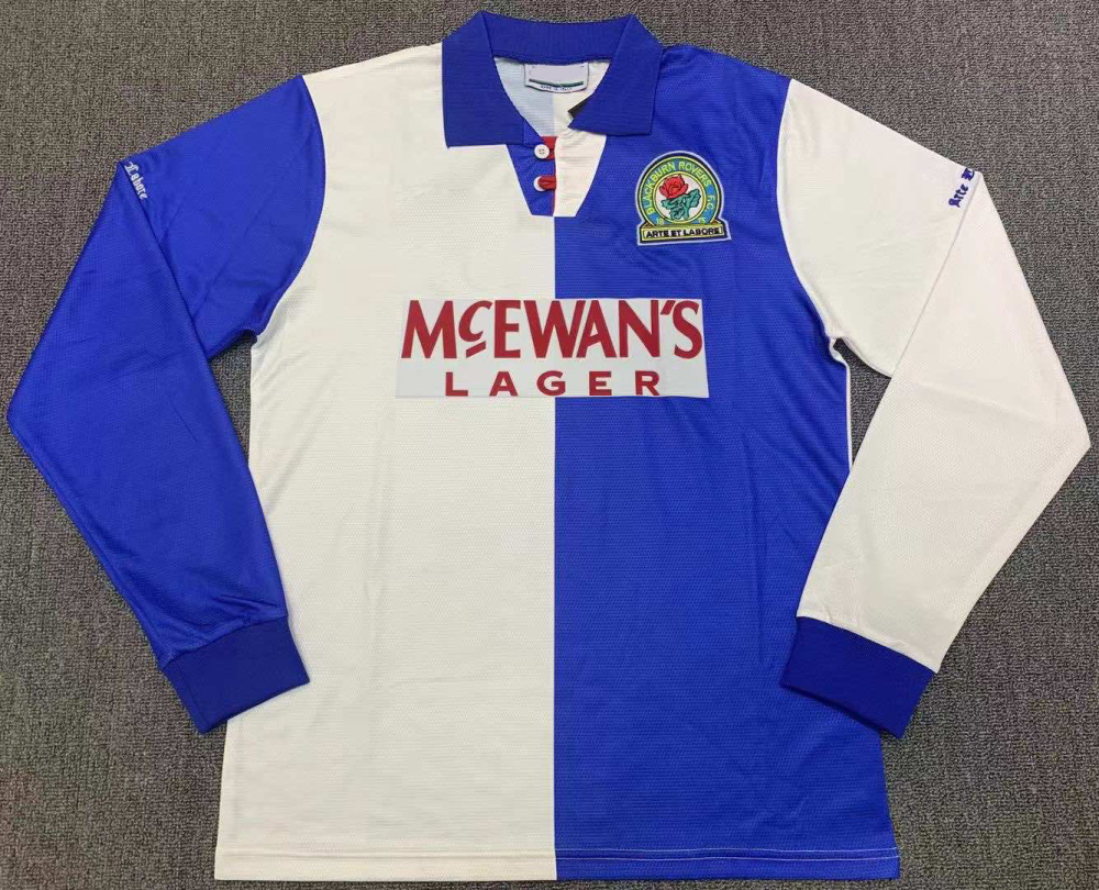 1994-95 Blackburn Home Long Sleeves retro