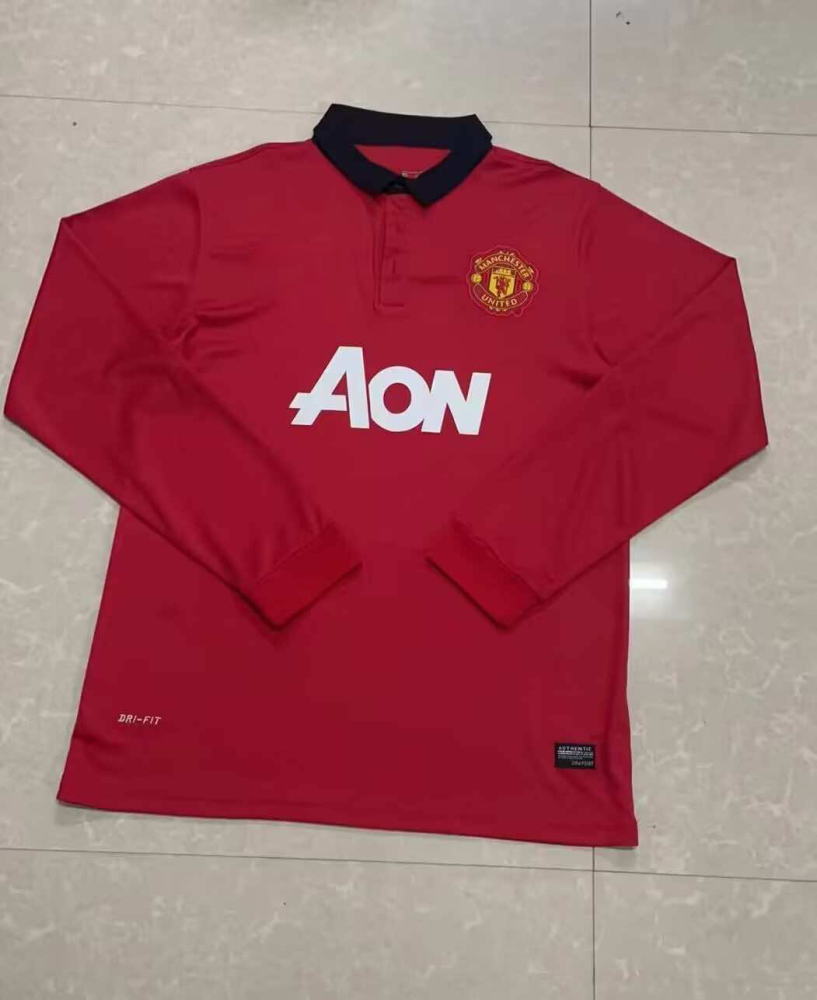 2013-14 Manchester United Home Long Sleeves retro