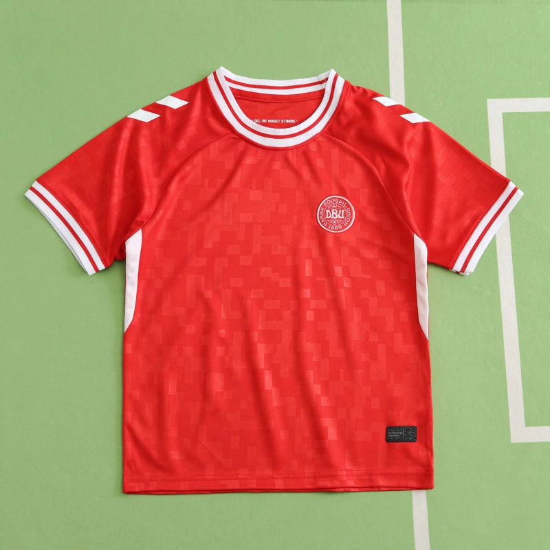 2024 UEFA Denmark home Kids kit