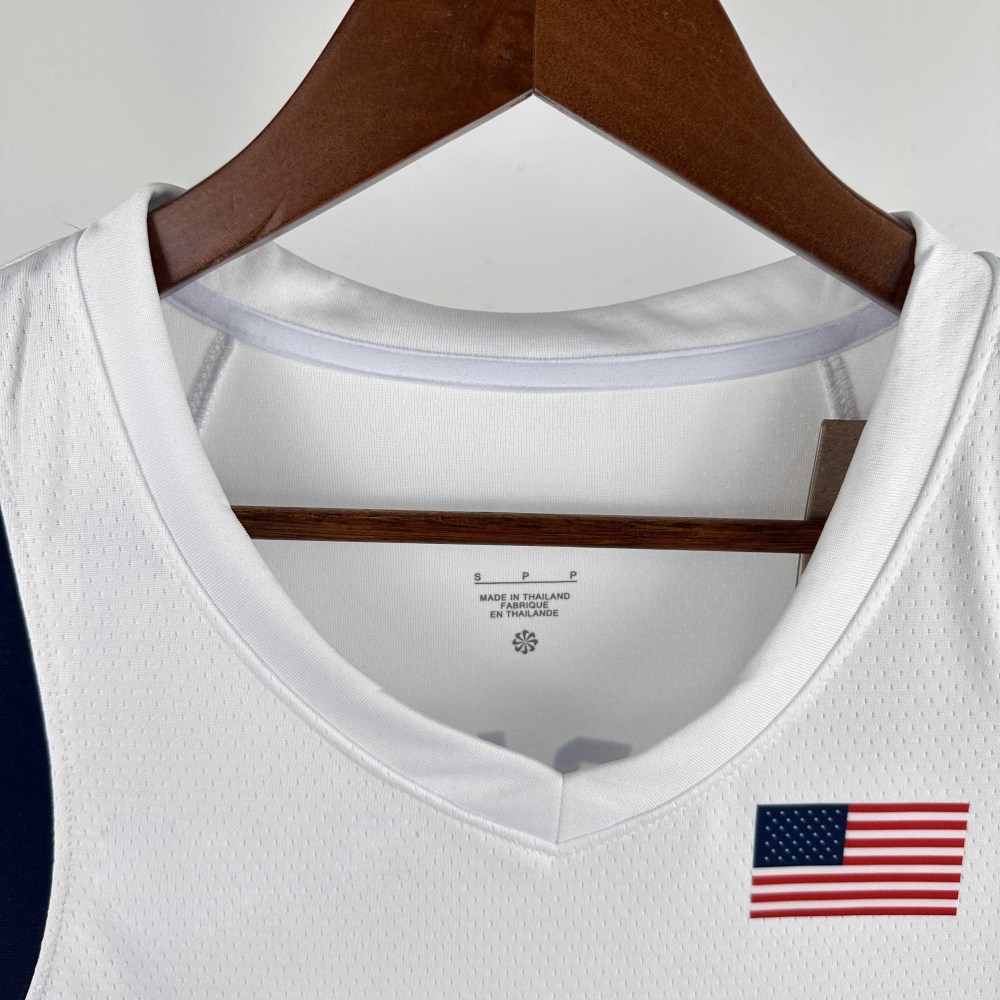 2.24年奥运会 美国队 白色 15号 布克