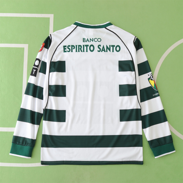 0103 season Sporting CP home Long sleeved Fan version