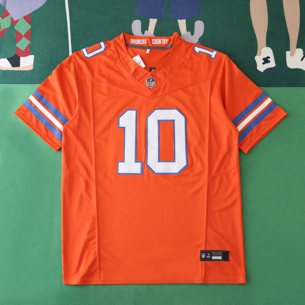 2425 Denver Broncos orange 3th generation 10#NIX