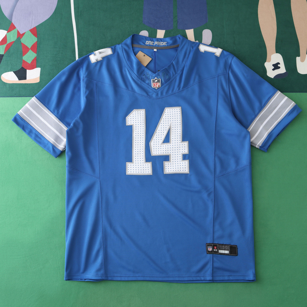 2425 Detroit Lions blue 3th generation 14#ST BROWN
