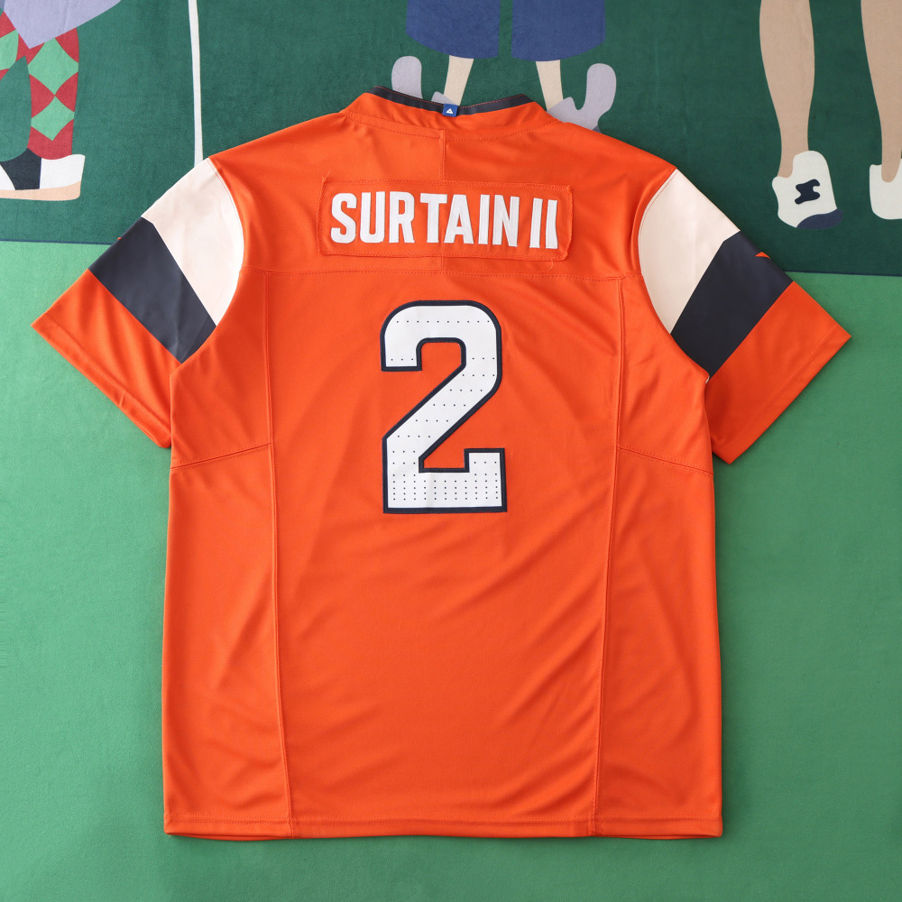 2425 Denver Broncos orange 3th generation 2#SURTAINII