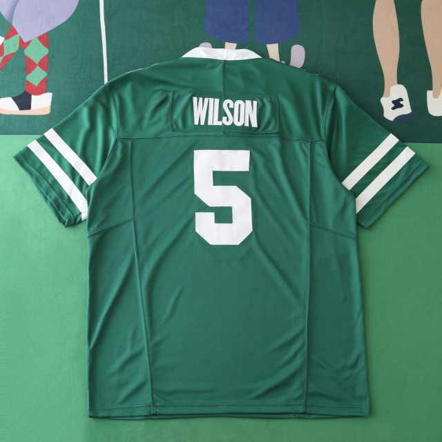 2425  New York Jets green 3th generation 5#WILSON