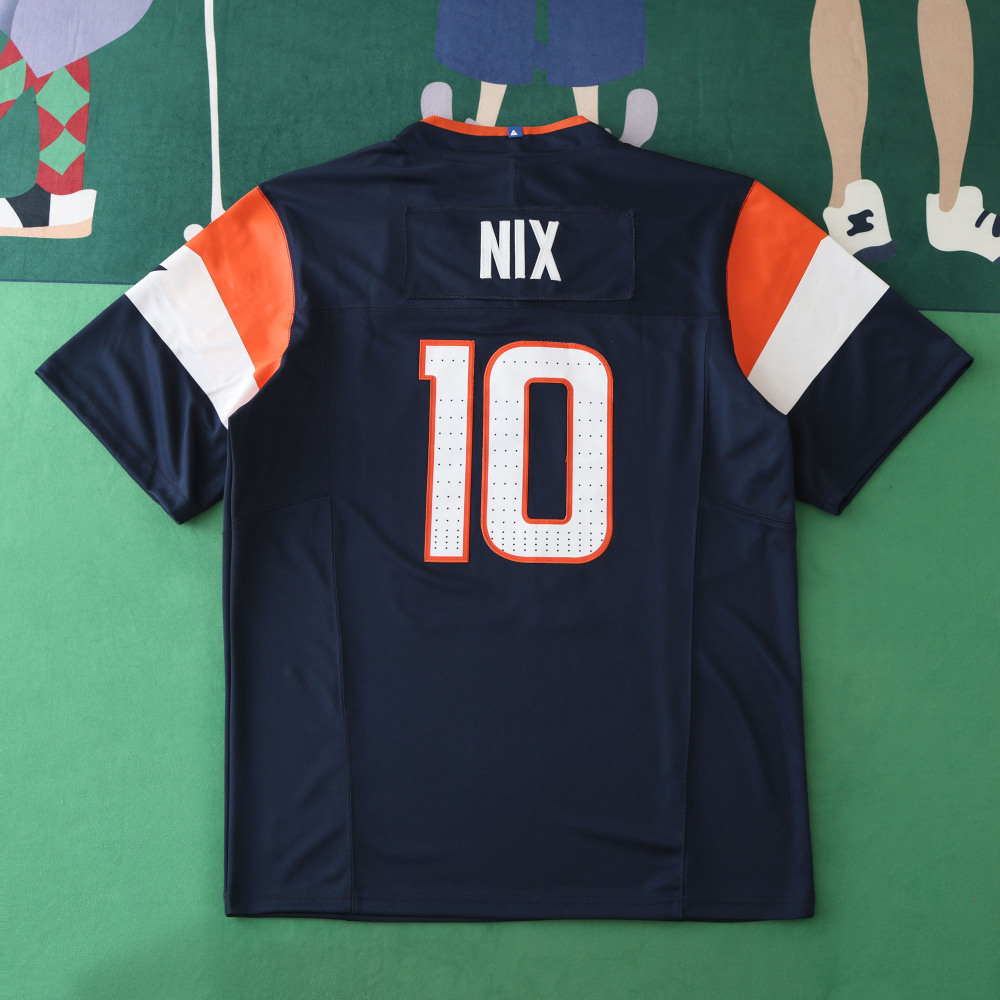 2425 Denver Broncos dark blue 3th generation 10#NIX