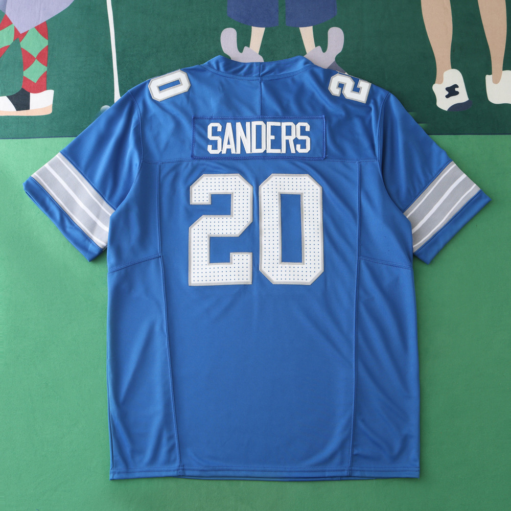 2425 Detroit Lions blue 3th generation 20#SANDERS