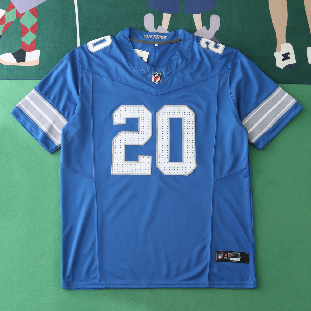 2425 Detroit Lions blue 3th generation 20#SANDERS