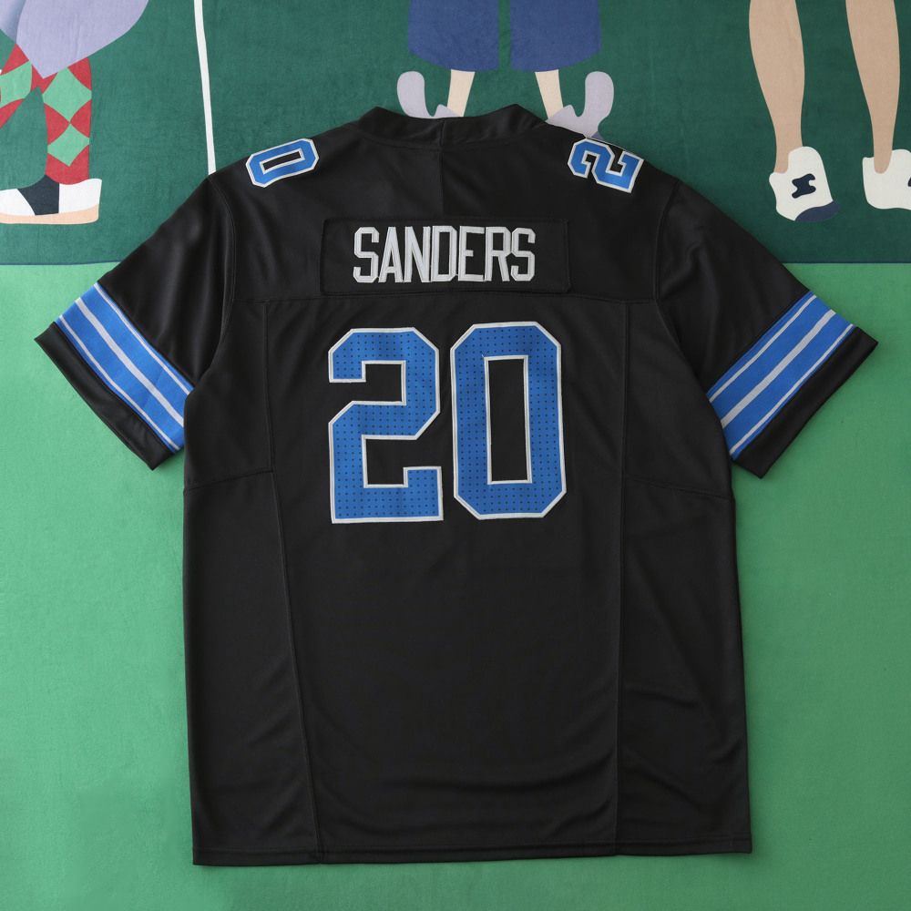 2425 Detroit Lions black 3th generation 20#SANDERS
