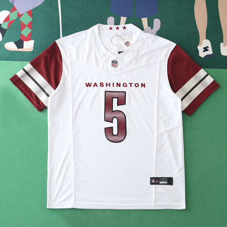 2425 Washington Commanders white 3th generation 5#DANIELS